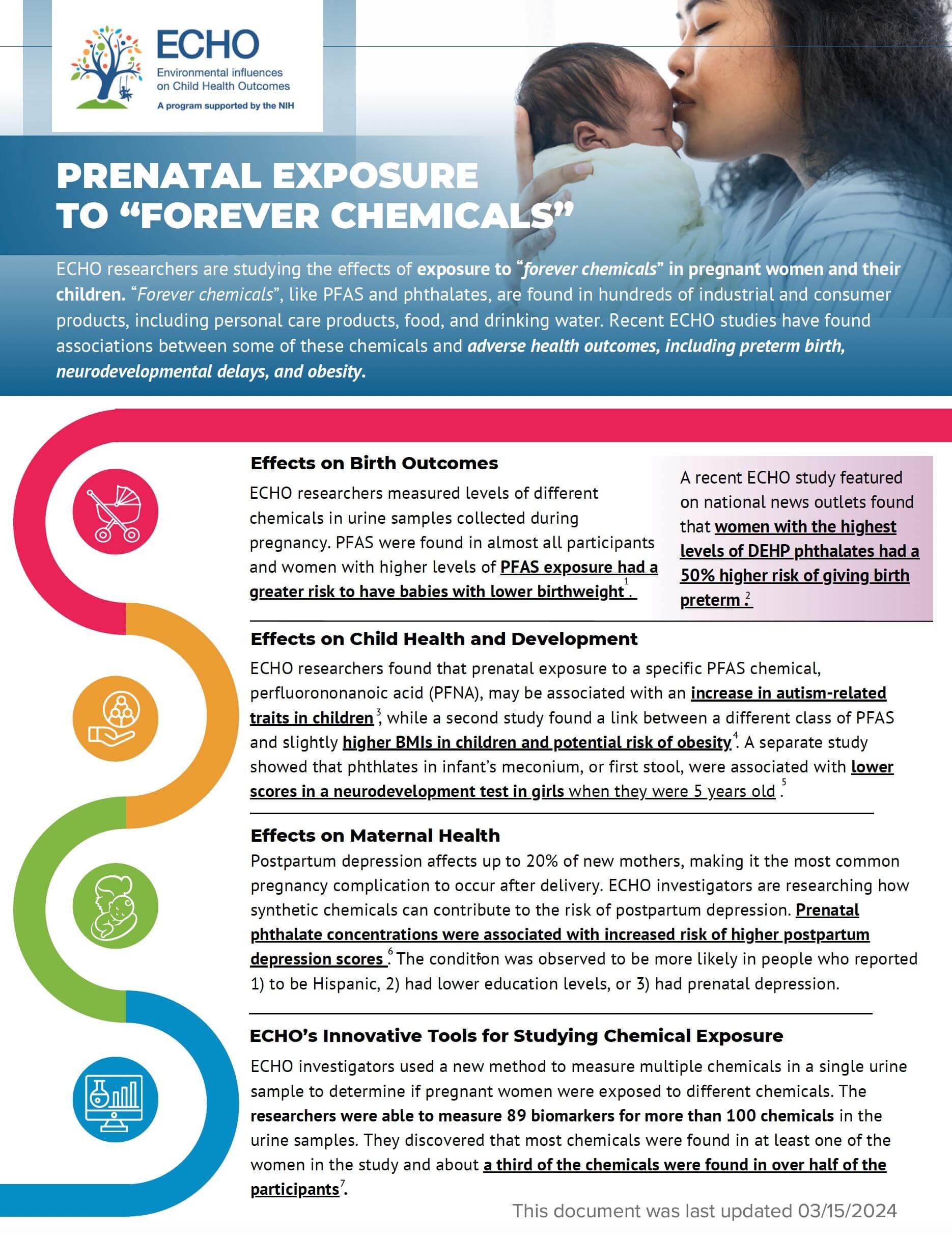 Prenatal Exposure to “Forever Chemicals”